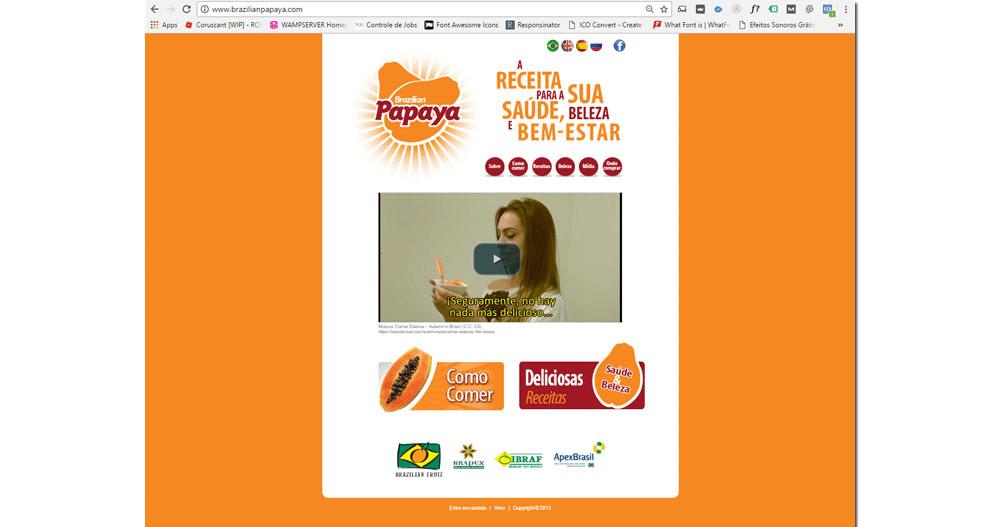 Website Brazilian Papaya